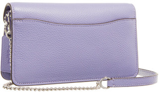  Clutches Polished Pebble Tabby Chain Clutch in purple