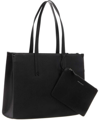 Emporio Armani Shopper Shopping Bag M Minidollaro Pat in black