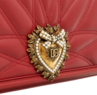 Dolce&Gabbana Crossbody Bags Shoulderbag with Logo in red