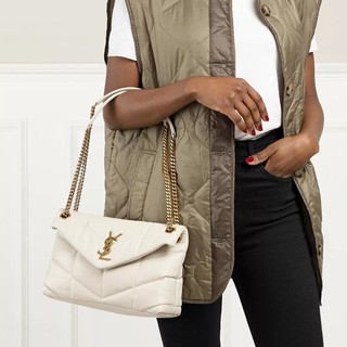  Crossbody Bags LouLou Puffer Small Bag Quilted Lambskin Gr. unisize in Creme