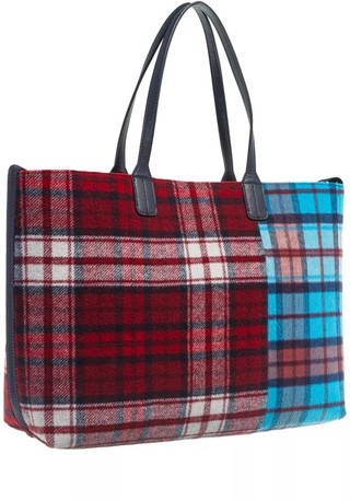  Tote Iconic Tommy Tote Check C Gr. unisize in Blau