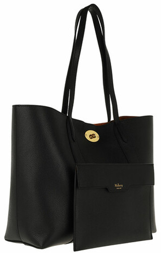  Shopper Baywater Tote Small Leather in schwarz