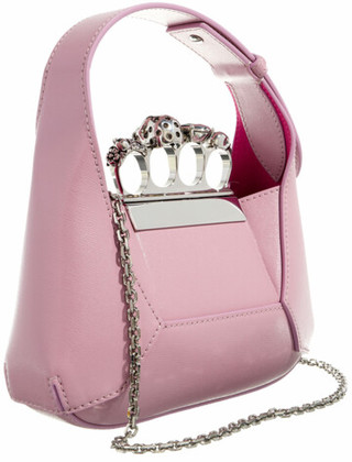 Hobo Bag The Jewelled Hobo Mini Bag in pink