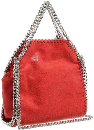  Tote Tiny Falabella Tote Eco Shaggy in Rot