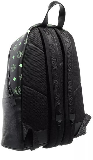  Rucksäcke Stark Backpack in Color Splash Logo Leather in black