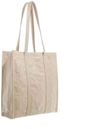  Tote Small Nappa Leather Tote Bag in Beige