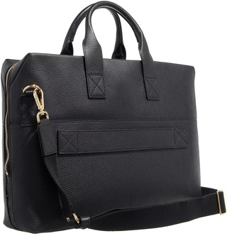  Aktentaschen Honoré anique black calfskin leather handbag with Gr. unisize in Schwarz