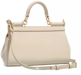 Dolce&Gabbana Crossbody Bags Small Sicily Bag Leather Gr. unisize in Beige