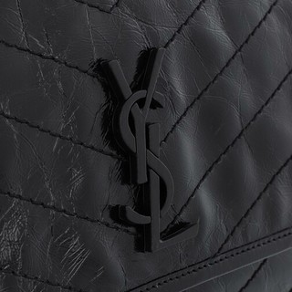  Satchel Bag Monogram Large Crossbody Leather in black