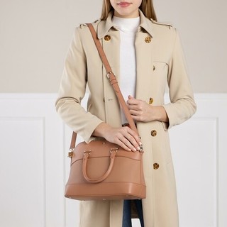  Satchel Bag Adria Handle Bag in dark brown