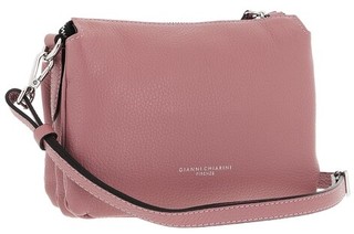  Crossbody Bags Triple Gusset Zipped Crossbody in Pabbled Leather in Quarz