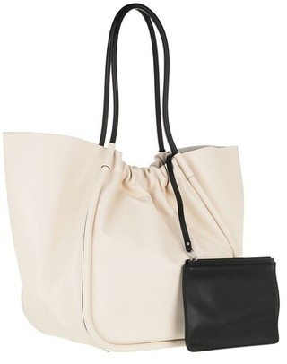  Shopper Ruched Tote in fawn