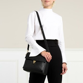  Satchel Bag Marvin Desir Handbag Grainy Leather in black