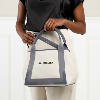  Tote Navy Cabas S Tote in white
