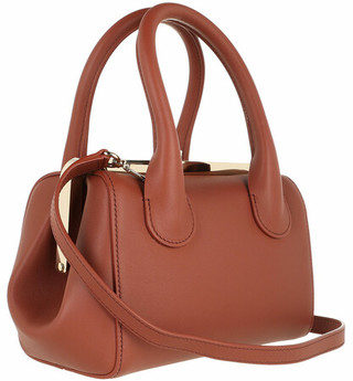  Satchel Bag Small Joyce Handle Bag in brown