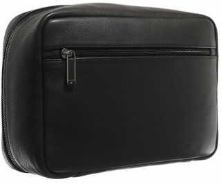  Kosmetiktaschen Leather Business Sonata Washbag Lw in black