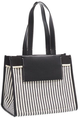  Tote Large Morris Two Tone Stripe Tote in blue