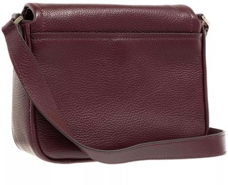 New York Crossbody Bags Run Around Pebbled Leather Large Flap Crossbody Gr. unisize in Rot