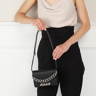  Crossbody Bags Four Ring Mini Shoulder Bag in black
