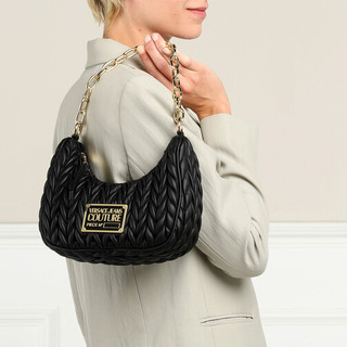  Jeans Couture Tote Quilted Bag in black