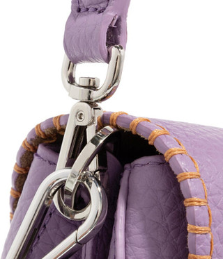  Satchel Bag Helena Round in purple
