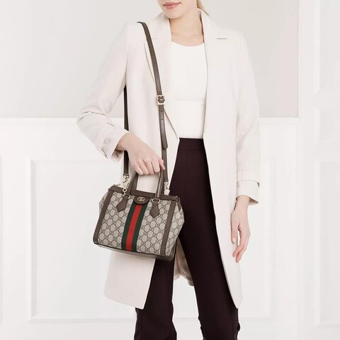 Gucci Tote Ophidia Tote Bag Canvas Small Gr. unisize in Braun