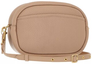  Crossbody Bags Soft Pebble Leather Camera Bag With Leather Strap Gr. unisize in Beige