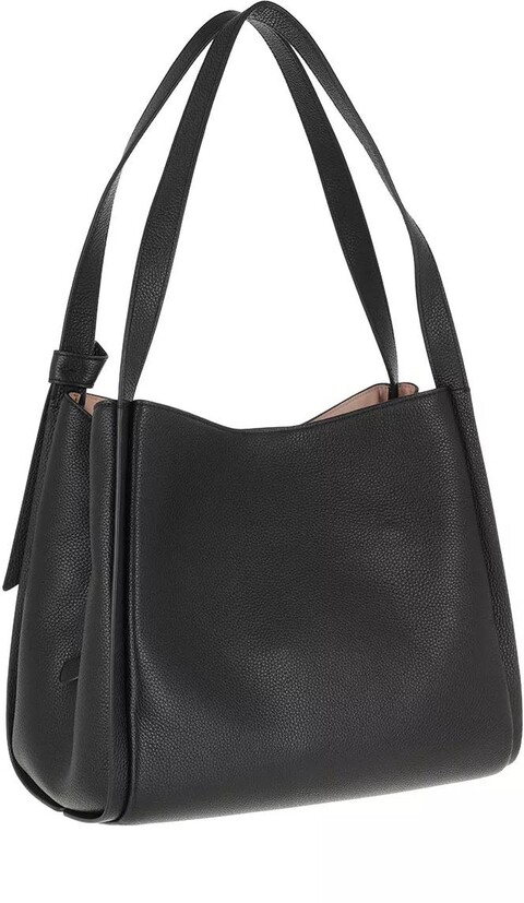 Kate Spade New York Shopper Knott Pebbled Leather Large Shoulder Bag Gr. unisize in Schwarz