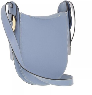  Beuteltasche Darryl Shoulder Bag Grained Leather Gr. unisize in Blau