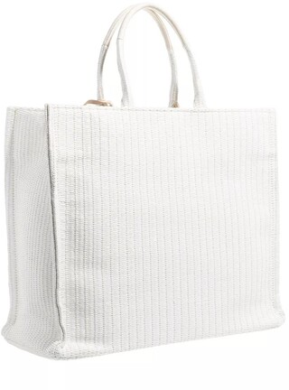 Tote Never Without B.Straw Mon Gr. unisize in Creme