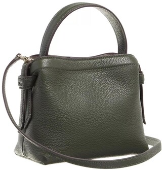  New York Crossbody Bags Knott Pebbled Leather Gr. unisize in Grün