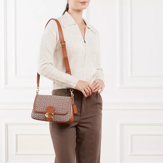  Crossbody Bags Mini Signature Jacquard Soft Tabby Shoulder Bag Gr. unisize in Braun