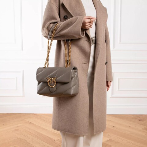 Pinko Crossbody Bags Love Puff Classic Cl Gr. unisize in Taupe