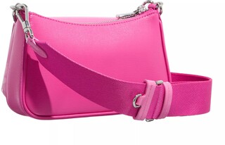  New York Crossbody Bags Double Up Patent Saffiano Leather Gr. unisize in Rosa