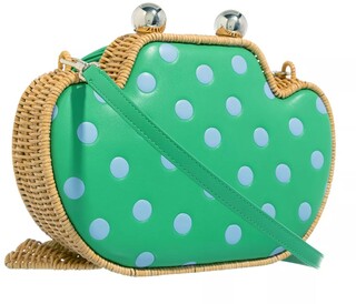  New York Crossbody Bags Lily Polka Dot Wicker 3D Frog Gr. unisize in Blau