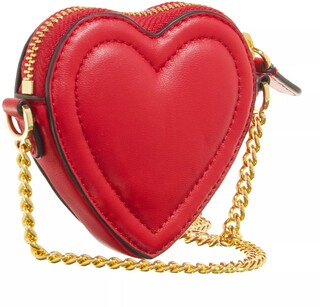 Lauren Crossbody Bags Mini Heart Pouch Small Gr. unisize in Rot