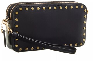  Crossbody Bags Smooth Leather With Rivets Kira Crossbody Gr. unisize in Schwarz