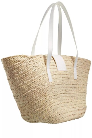  Shopper Palm Basket Luxe Buckle Gr. unisize in Beige