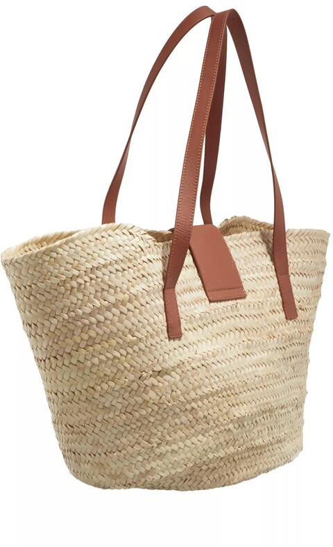 Espadrij L’originale Shopper Palm Basket Luxe Buckle Gr. unisize in Beige