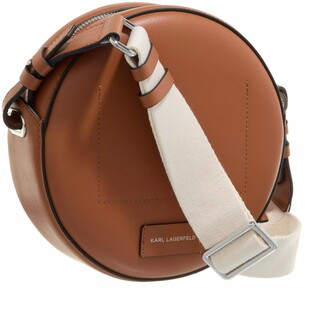  Crossbody Bags K/Circle Round Cb Perforated Gr. unisize in Cognacbraun