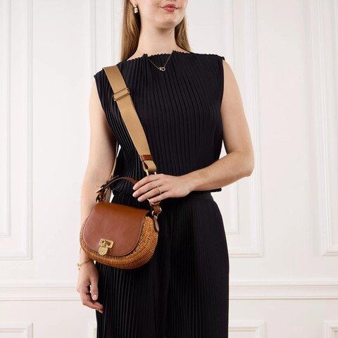 Ralph Lauren Lauren Satchel Bag Tanner Crossbody Medium Gr. unisize in Braun