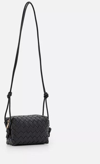 Shopper Mini Loop Leather Shoulder Bag Gr. unisize in Schwarz