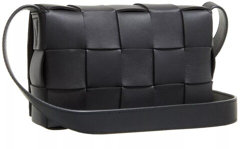 Bottega Veneta Umhängetaschen Small Cassette intreccio Nappa Gr. unisize in Schwarz