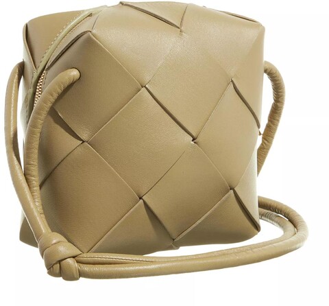 Bottega Veneta Umhängetaschen Mini Cassette Camera Bag Gr. unisize in Taupe