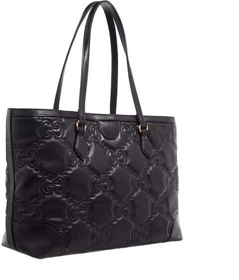 Gucci Henkeltaschen GG Matelassé Lion Tote Gr. unisize in Schwarz