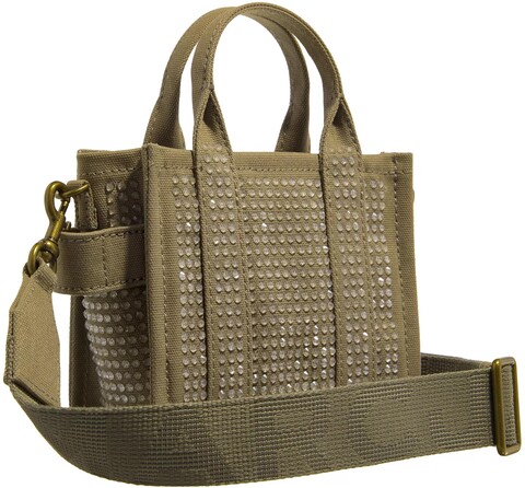 Marc Jacobs Tote The Mini Crystal Canvas Tote Bag Gr. unisize in Grün