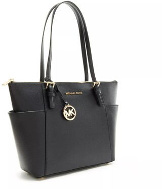  Shopper Jet Set Schwarze Leder Shopper 30F2GT Gr. unisize in Schwarz