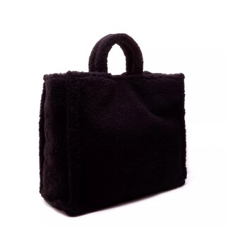  Crossbody Bags Schwarze Leder Handtasche IQ9180101001T Gr. unisize in Schwarz