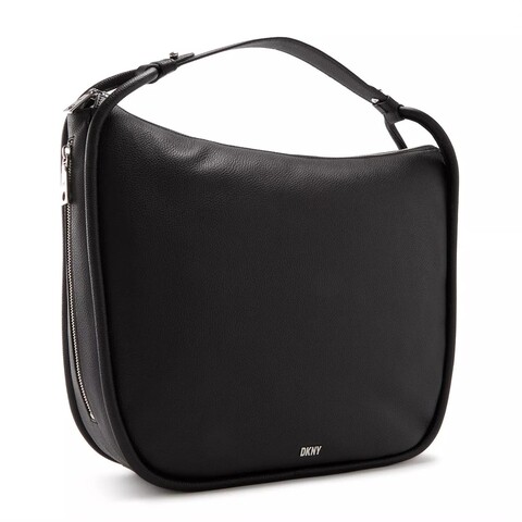 DKNY Crossbody Bags Phoebe Schwarze Leder Handtasche R23CAU01-BSV Gr. unisize in Schwarz