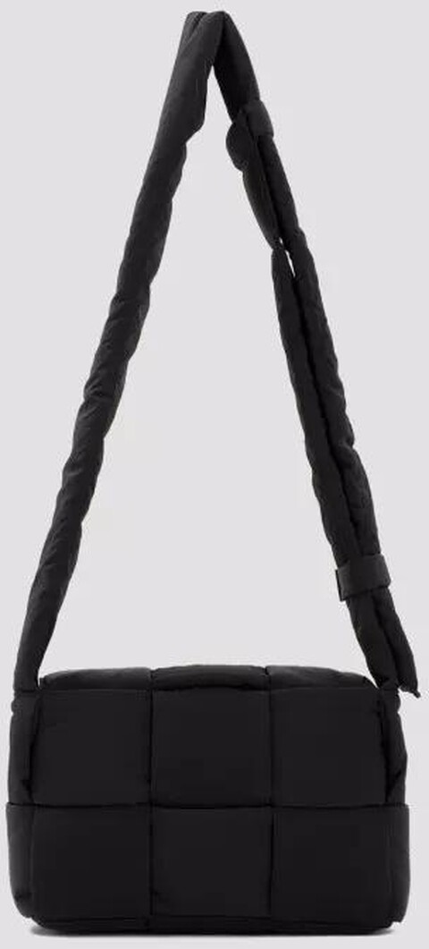 Bottega Veneta Shopper Small Tech Cassette Black Silver Polyamide Shoulde Gr. unisize in Schwarz